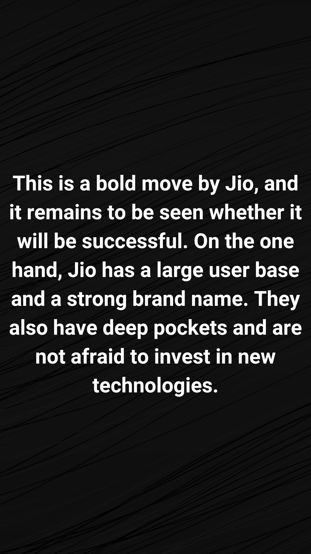 jio entering cloud storage space